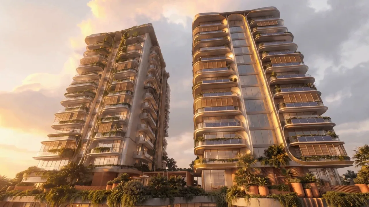 Residential towers — Golden hour