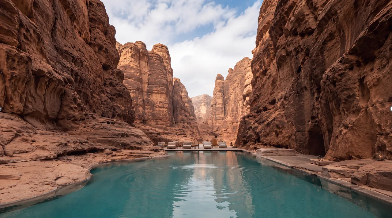 Canyon amenity pool — Daylight